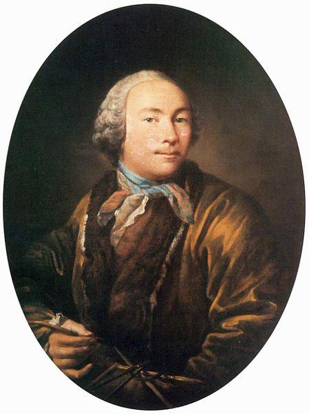 Ivan Argunov Self-portrait oil painting image